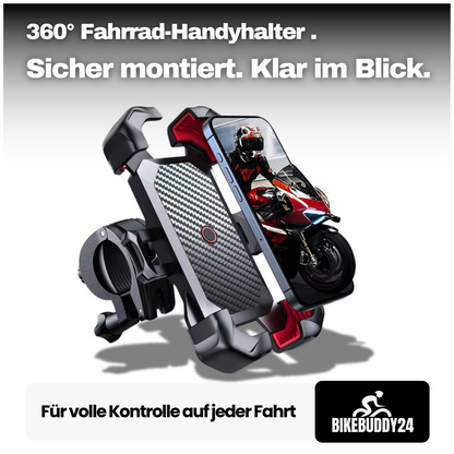 360° Fahrrad-Handyhalter – Fester Halt, perfekte Sicht, volle Kontrolle