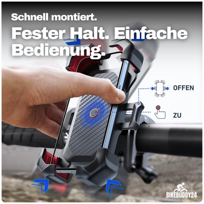 360° Fahrrad-Handyhalter – Fester Halt, perfekte Sicht, volle Kontrolle
