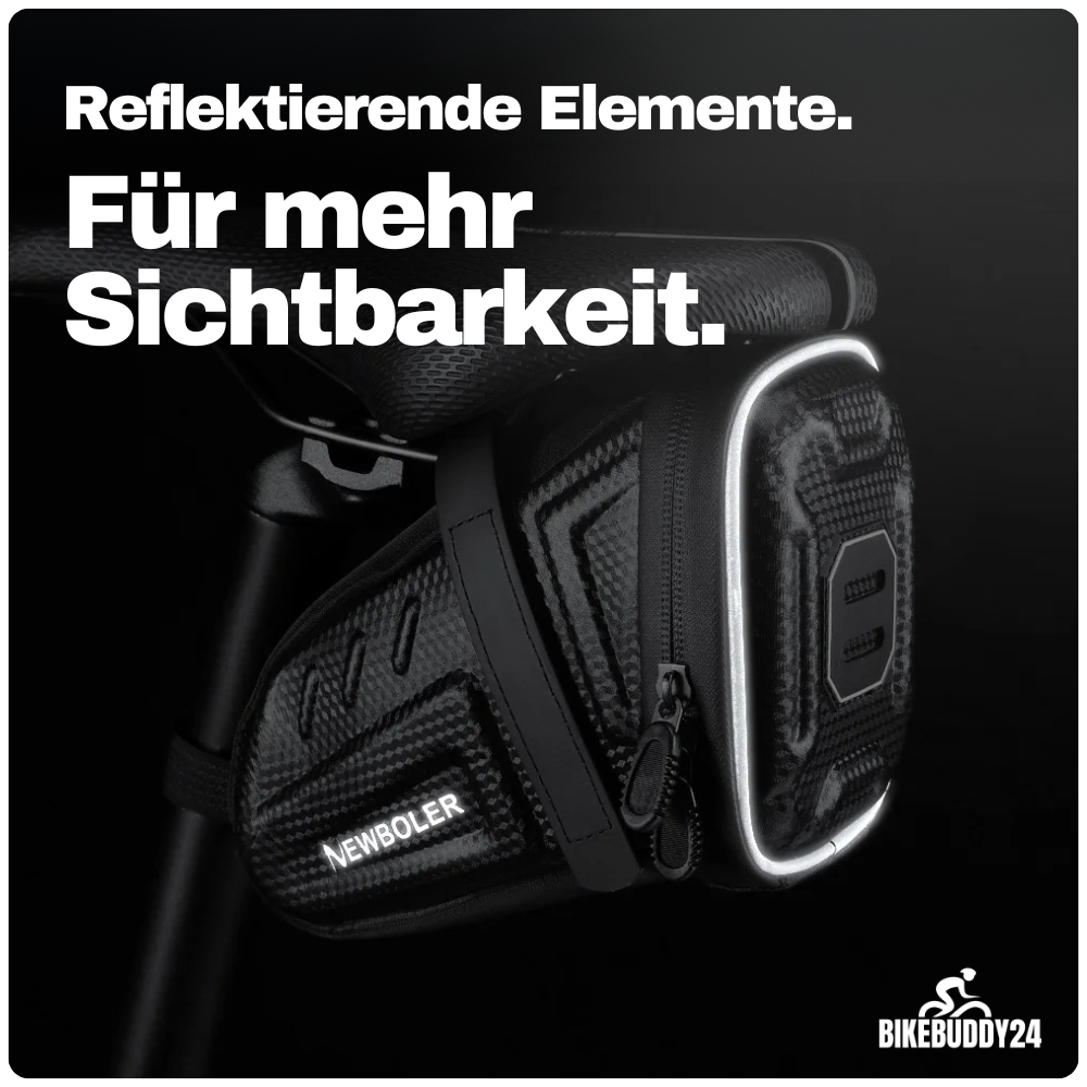 Wasserdichte Fahrrad-Satteltasche – Kompakt, sicher & bereit für jede Tour