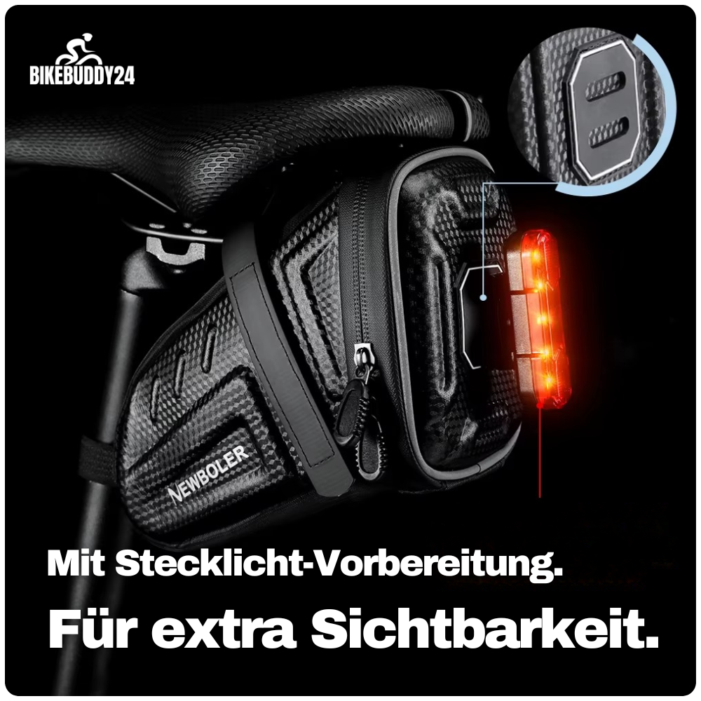 Wasserdichte Fahrrad-Satteltasche – Kompakt, sicher & bereit für jede Tour