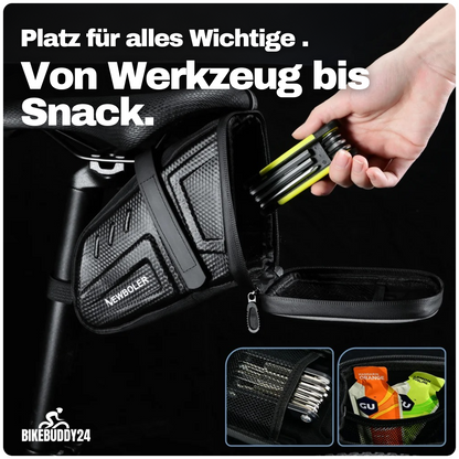 Wasserdichte Fahrrad-Satteltasche – Kompakt, sicher & bereit für jede Tour