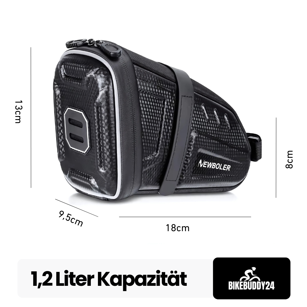 Wasserdichte Fahrrad-Satteltasche – Kompakt, sicher & bereit für jede Tour