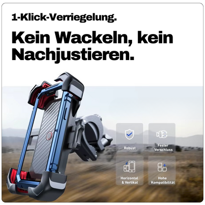 360° Fahrrad-Handyhalter – Fester Halt, perfekte Sicht, volle Kontrolle