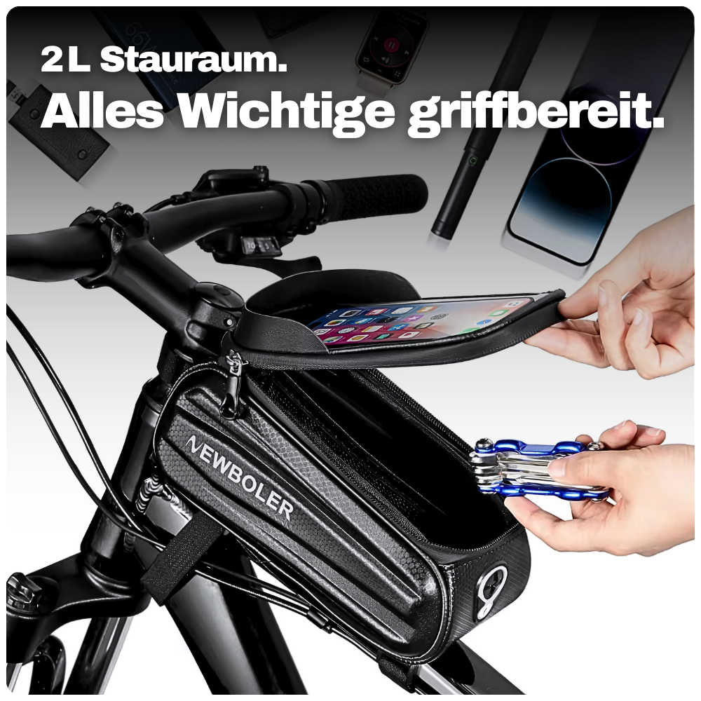 Fahrradtasche mit Touchscreen – Mehr Bewegungsfreiheit, weniger Gefummel