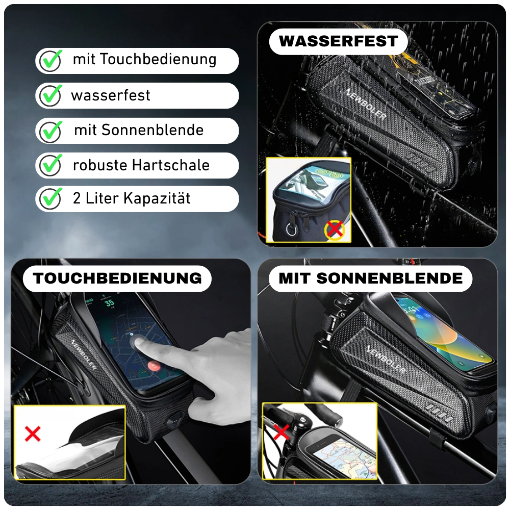 Fahrradtasche mit Touchscreen – Mehr Bewegungsfreiheit, weniger Gefummel