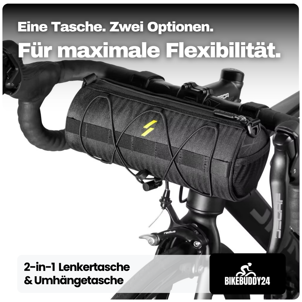 Lenkertasche & Umhängetasche in einem – Für volle Flexibilität unterwegs
