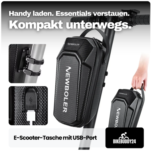 E-Scooter-Tasche mit USB-Port – Mehr Stauraum & Energie für unterwegs
