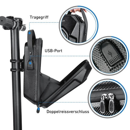 E-Scooter-Tasche mit USB-Port – Mehr Stauraum & Energie für unterwegs